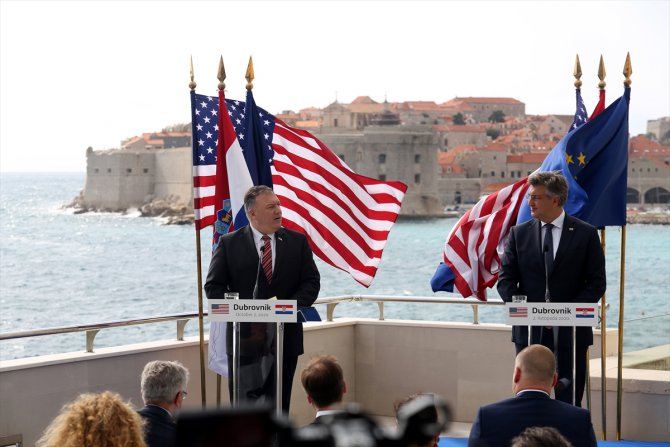 ABD Dışişleri Bakanı Pompeo, Hırvatistan Başbakanı Plenkovic ile görüştü