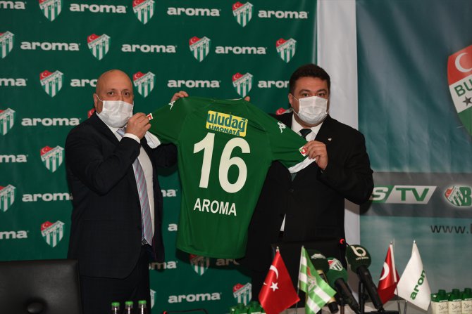 Aroma, Bursaspor'a sponsor oldu