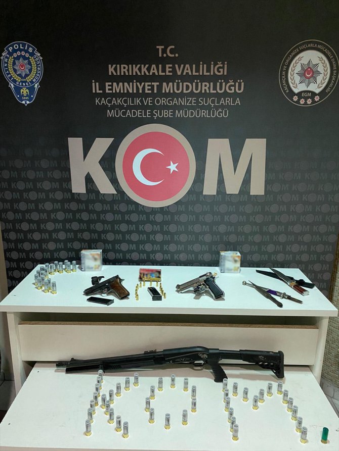 Kırıkkale'de kaçakçılık ve silah operasyonlarında 2 şüpheli gözaltına alındı