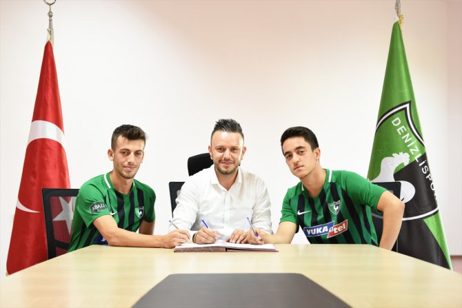 Denizlispor, Emirhan Kaşcıoğlu ve Burak Gümüştaş ile profesyonel sözleşme imzaladı