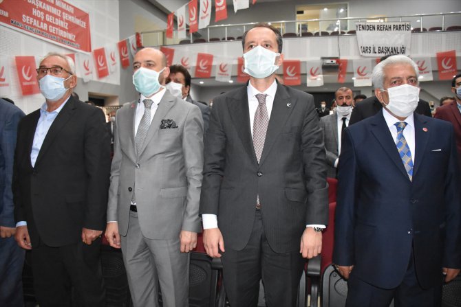 Yeniden Refah Partisi Genel Başkanı Fatih Erbakan Kars'ta konuştu: