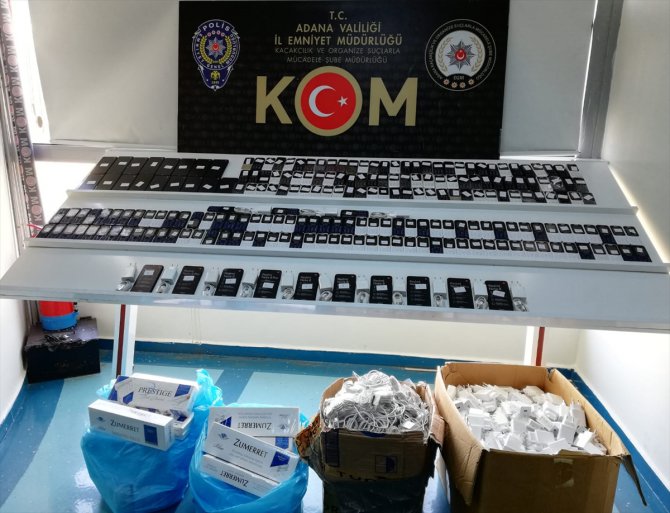 Adana'da kaçakçılık operasyonu: 3 gözaltı