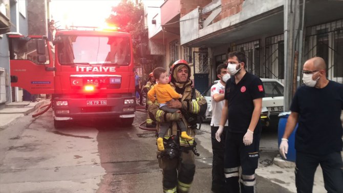 GÜNCELLEME - Bursa'da apartman yangını