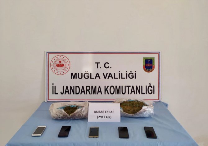 Muğla'da 2 kilo 912 gram esrar ele geçirildi