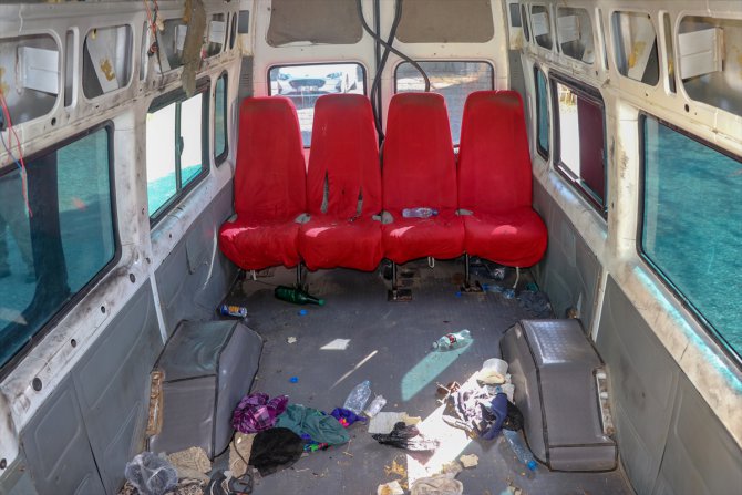 Van'da içinde 72 sığınmacının bulunduğu minibüsün koltuklarının söküldüğü anlaşıldı