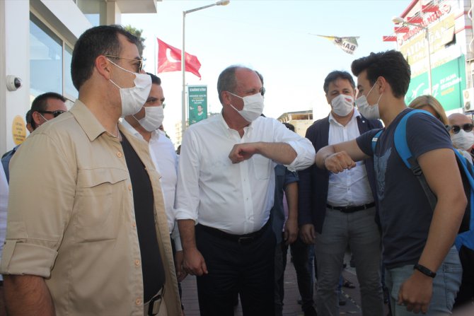 Eski CHP Milletvekili Muharrem İnce, Osmaniye'yi ziyaret etti