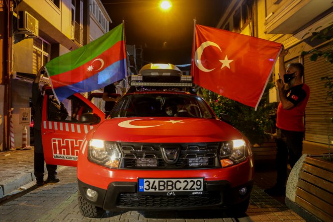 İHH İnsani Yardım Vakfı, "Azerbaycan halkına destek konvoyu" düzenledi