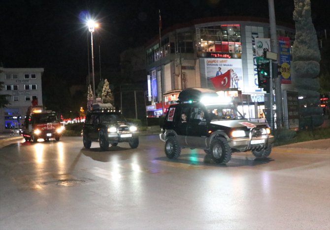 Niğde'den Azerbaycan'a "konvoy"lu destek
