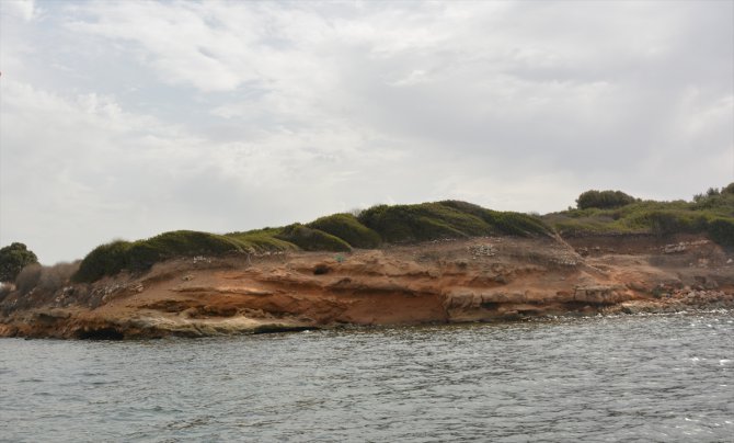 Didim'de deniz altında 5 bin yıllık olduğu değerlendirilen liman kalıntıları bulundu
