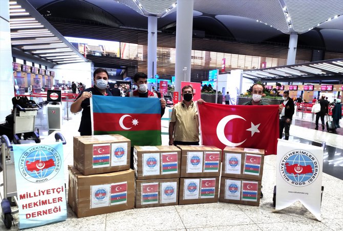 Milliyetçi Hekimler Derneği'nden Azerbaycan'a tıbbi yardım desteği