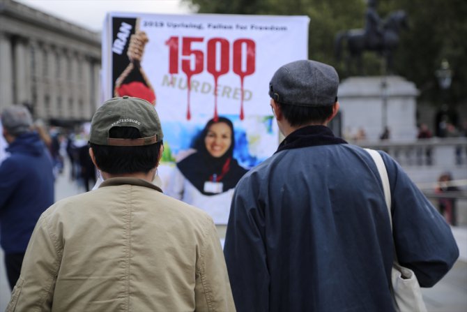 İran'daki idamlar, Londra'da protesto edildi