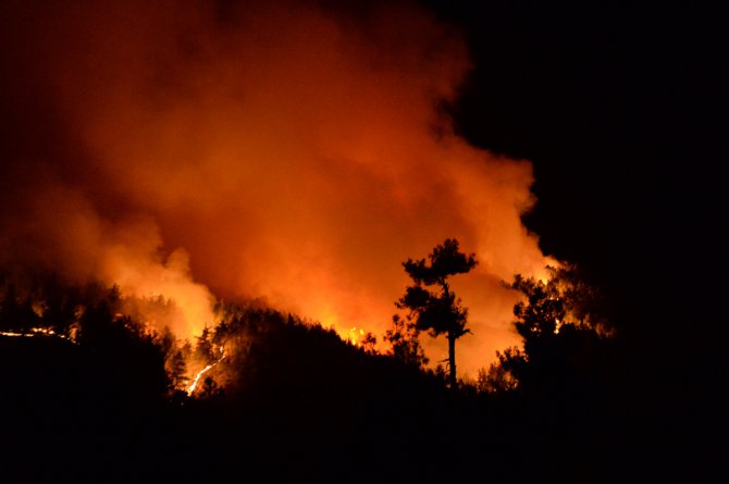 GÜNCELLEME - Kahramanmaraş'taki orman yangını sürüyor