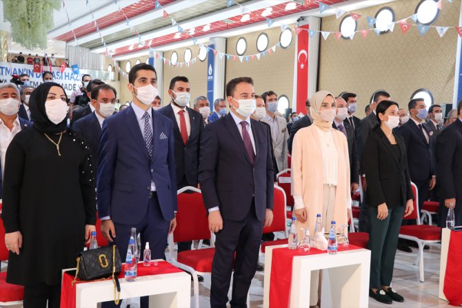 DEVA Partisi Genel Başkanı Babacan Batman'da partisinin il kongresine katıldı