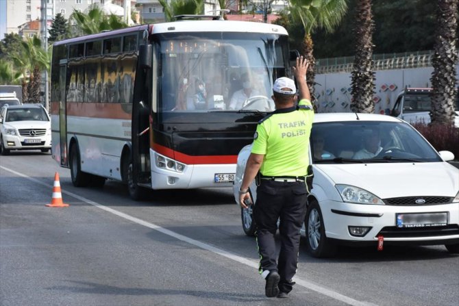 Samsun'da 147 polisle trafik denetimi yapıldı