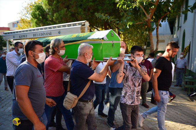 Çanakkale'de akıma kapılarak hayatını kaybeden çocuğun cenazesi defnedildi
