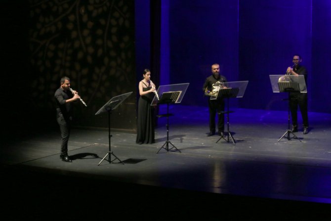 Samsun Devlet Opera ve Balesi "Üflemeli gecesi" konseri verdi