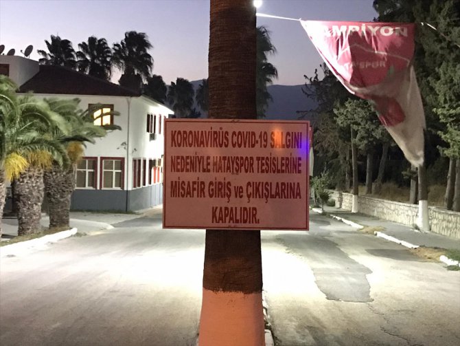 Atakaş Hatayspor'da 13 kişinin Kovid-19 testi pozitif çıktı