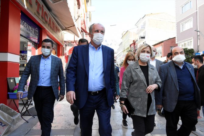Eski CHP Milletvekili Muharrem İnce Gümüşhane'de
