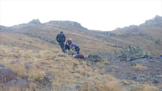 Niğde'de kayalıklarda 5 gün mahsur kalan keçiler AFAD ekiplerince kurtarıldı