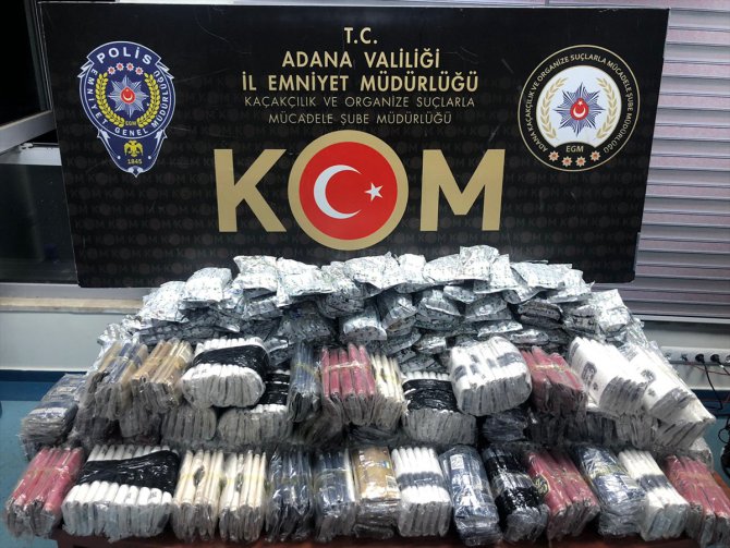 Adana'da kaçakçılık operasyonunda 2 şüpheli gözaltına alındı