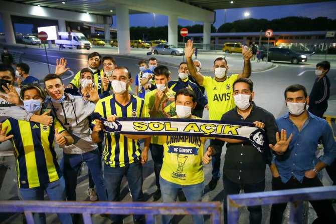 Fenerbahçe kafilesi, İzmir'e geldi