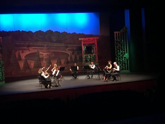 Antalya Devlet Opera ve Balesi "Nefesli Serenatlar" konseri verdi