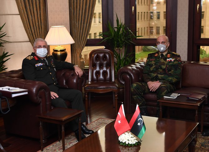 Genelkurmay Başkanı Orgeneral Güler, Libyalı mevkidaşı Orgeneral El-Haddad ile görüştü