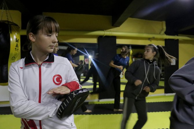 Milli sporcu Rümeysa Nur Ergin tekvandoda "en iyi isim" olmak istiyor