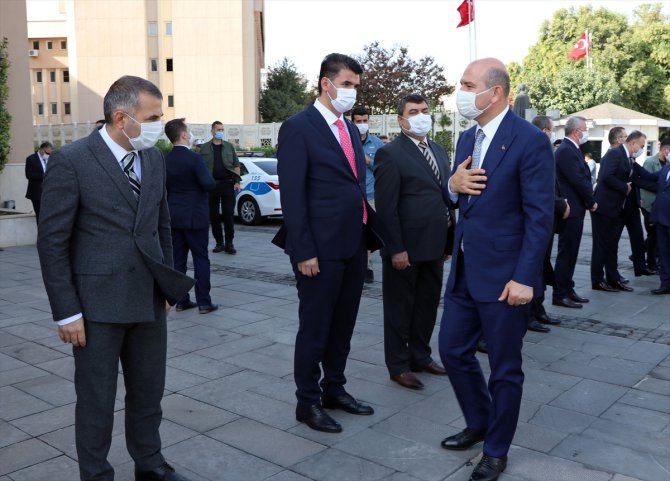 İçişleri Bakanı Soylu'nun katılımıyla Gaziantep'te düzenlenen güvenlik toplantısı tamamlandı