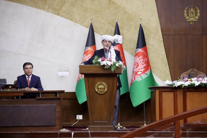 Afganistan Cumhurbaşkanı Gani: "Taliban ve yanlıları hala yanlış 'fetih' ifadesine inanıyor"
