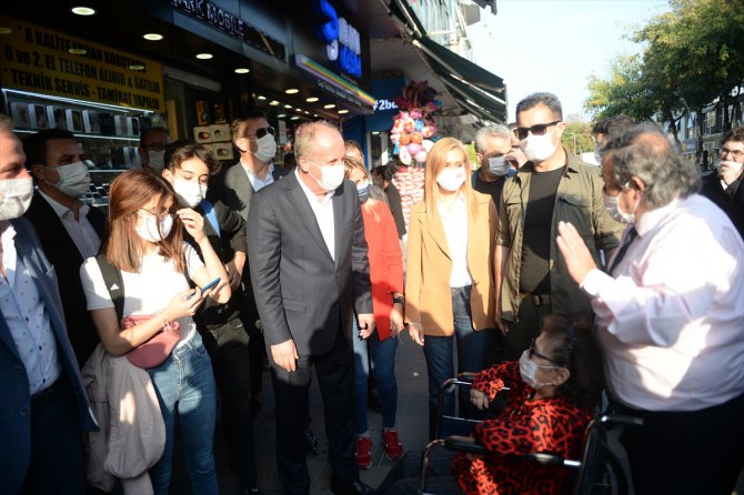 Eski CHP Milletvekili Muharrem İnce, Sakarya'da esnafı ziyaret etti