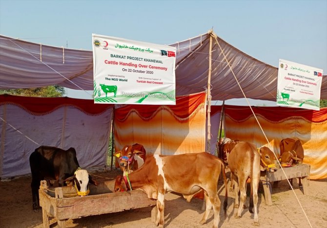 Türk Kızılaydan Pakistan'daki çiftçilerin kalkınmasına destek