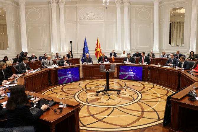 AB-Kuzey Makedonya İstikrar ve Ortaklık Konseyinin 16. Toplantısı Üsküp'te başladı