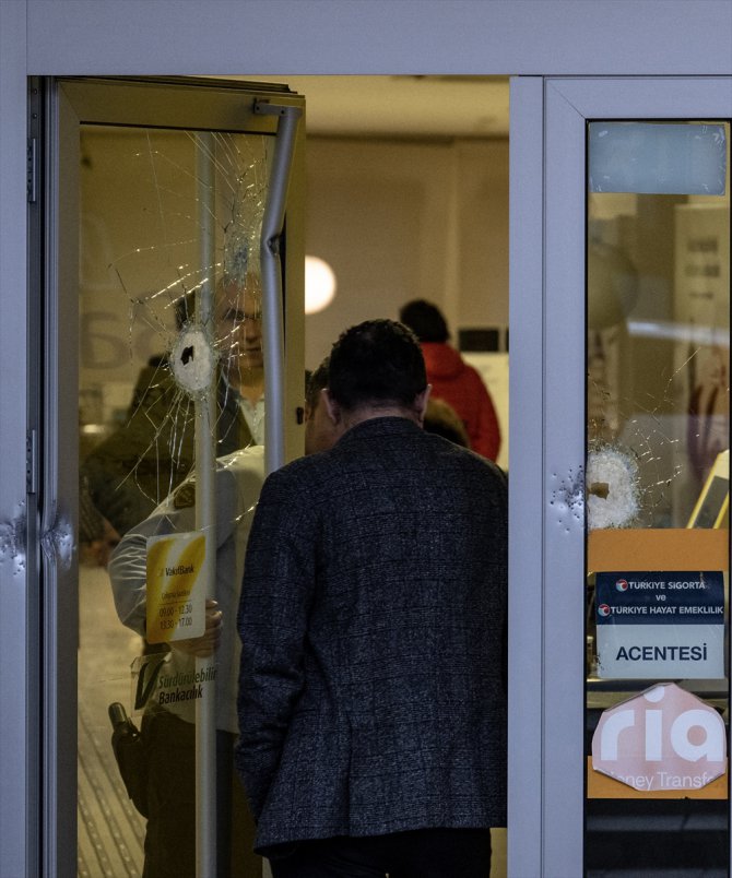 Ankara'da banka kartı verilmemesine sinirlenen şüpheli banka şubesine ateş açtı