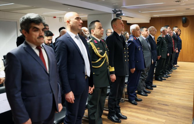 Brüksel'de Çanakkale Deniz Zaferi'nin 108. yıl dönümü dolayısıyla tören düzenlendi