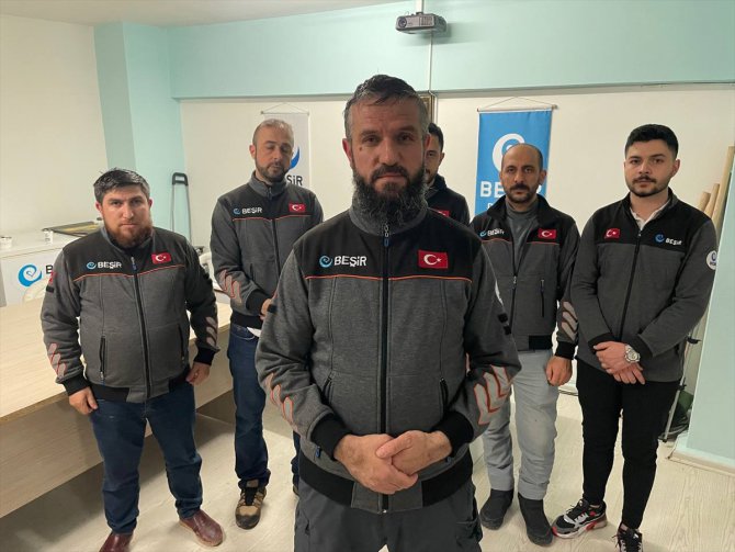 Bursa'dan Kahramanmaraş'a giden dernek gönüllüleri afet müdahale çalışmalarına katıldı