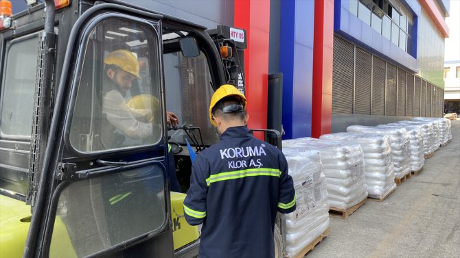 Koruma Şirketler Grubu, deprem sonrası Hatay Kırıkhan'dan ilk ihracatını yaptı