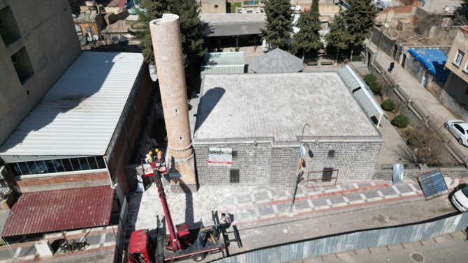 Şanlıurfa'da depremde hasar gören tarihi camiler onarılıyor