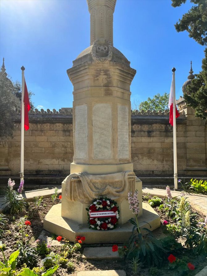 Malta'da Çanakkale Deniz Zaferi'nin 108'inci yıl dönümü dolayısıyla tören yapıldı