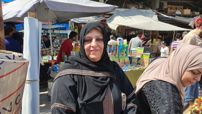 Bağdat'taki tarihi Şorca Çarşısı'nda ramazan hareketliliği