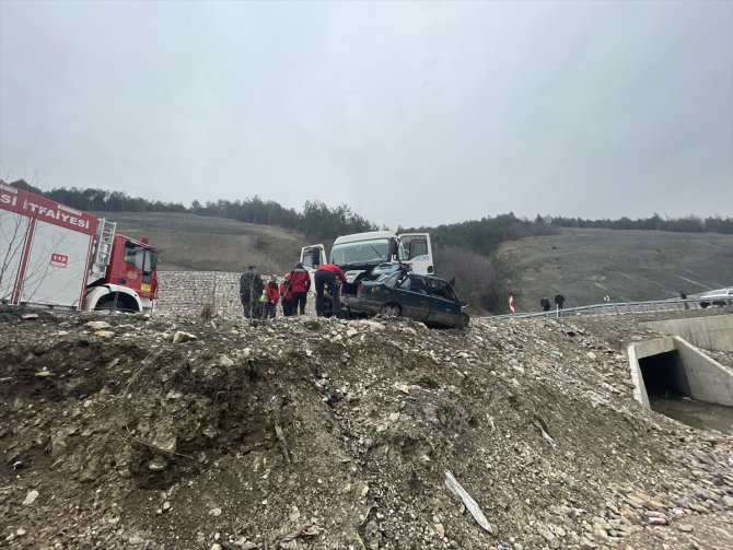 Bolu'da tankerle çarpışan otomobildeki çift öldü