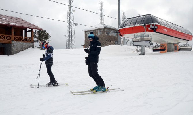 Cıbıltepe'de kayak sezonu sona erdi