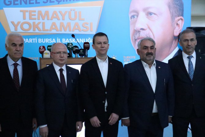 AK Parti Genel Sekreteri Şahin, Bursa'daki temayül yoklamasında konuştu: