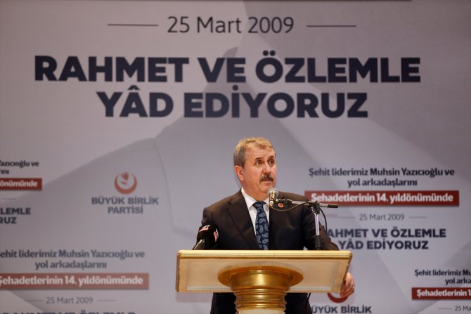 BBP, Muhsin Yazıcıoğlu'nun vefatının 14. yılında iftar programı düzenledi