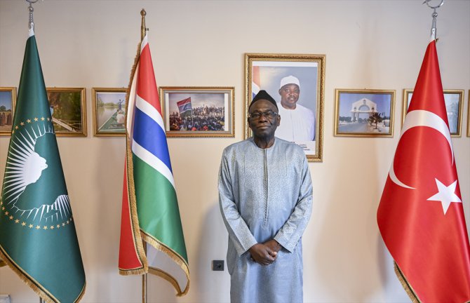 Gambiya'nın Ankara Büyükelçisi Conteh: "Gambiya-Türkiye ilişkilerinde sınır yok"