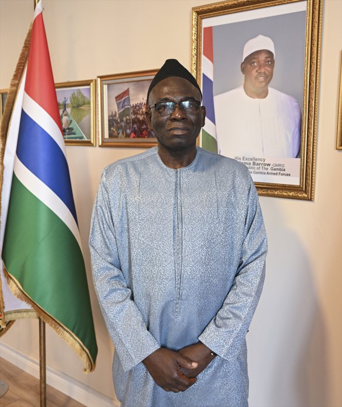 Gambiya'nın Ankara Büyükelçisi Conteh: "Gambiya-Türkiye ilişkilerinde sınır yok"