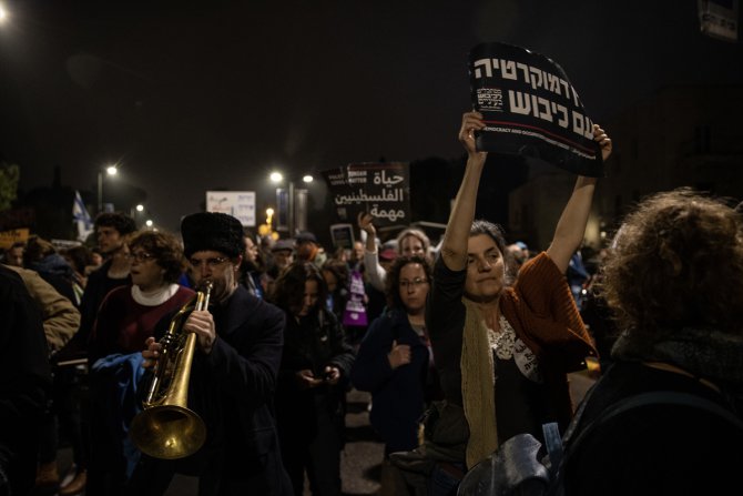 GÜNCELLEME - İsrail'de Netanyahu hükümetinin yargı düzenlemesine karşı kitlesel gösteriler 12'nci haftasında