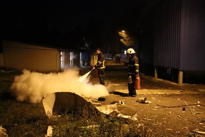 Kırklareli'nde cam fabrikasında meydana gelen patlama hasara neden oldu