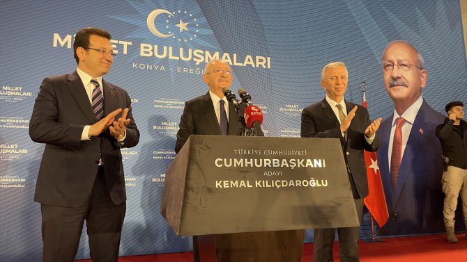 Cumhurbaşkanı adayı Kılıçdaroğlu, Konya'da konuştu: