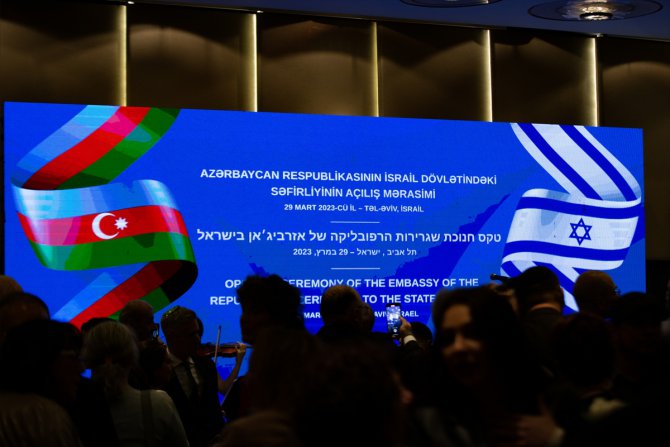 Azerbaycan'ın Tel Aviv Büyükelçiliği'nin açılış resepsiyonu yapıldı